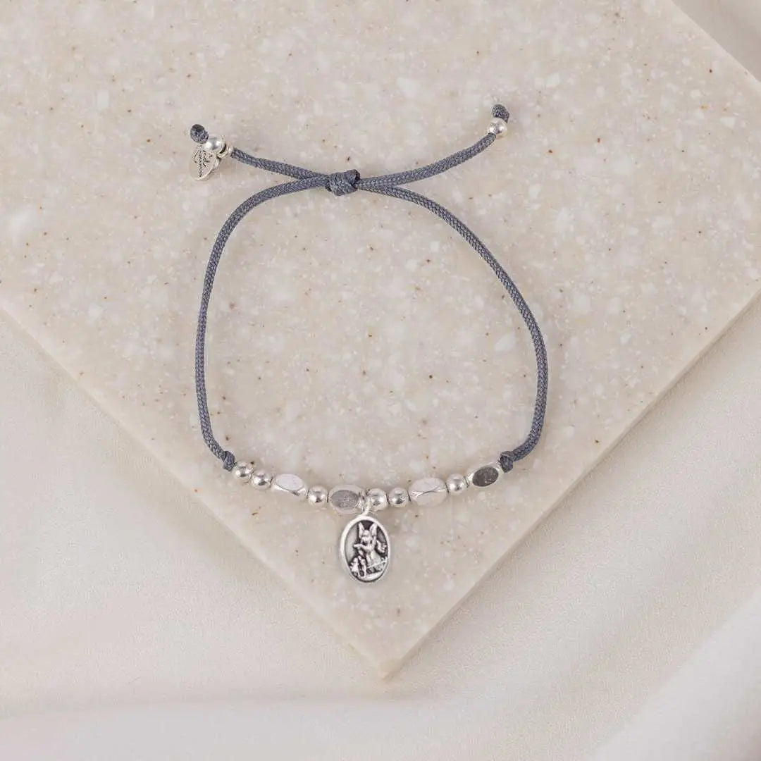 My Saint My Hero - The Little Saints - Guardian Angels Bracelet (Silver/Grey)