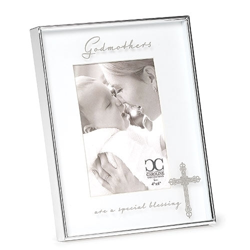 8.75"H GODMOTHER FRAME 4X6 FLOATING CAROLINE COLLECTION