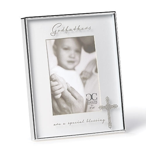 8.75"H GODFATHER FRAME 4X6 FLOATING CAROLINE COLLECTION