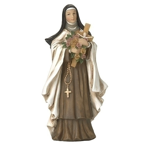 4"H ST THERESE OF LISIEUX FIGURE; PATRONS & PROTECTORS