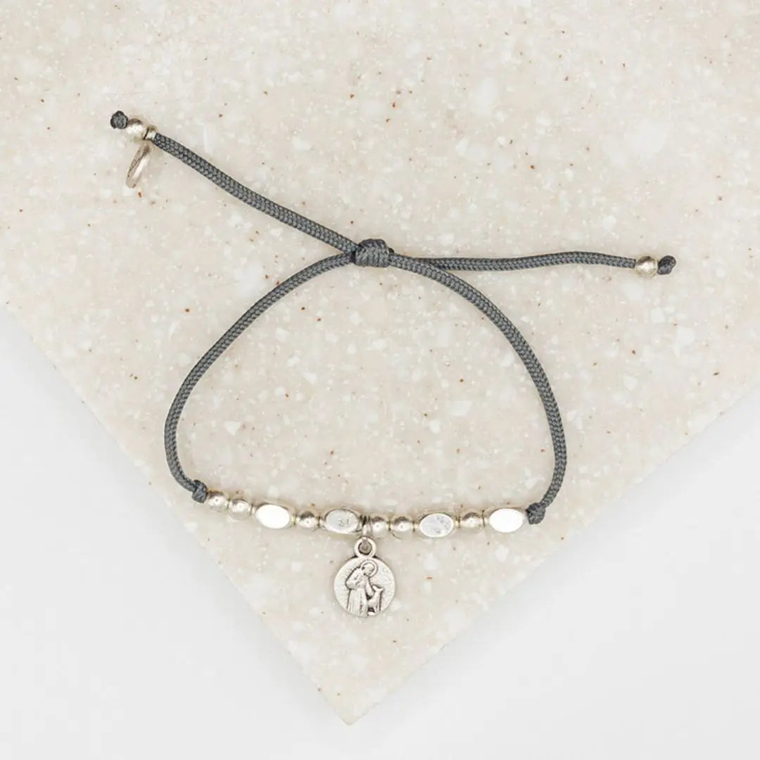 My Saint My Hero - The Little Saints - Saint Francis Bracelet (Silver)