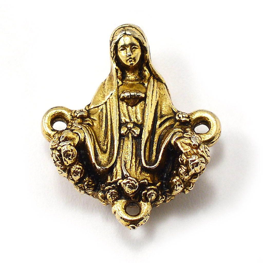 Our Lady of the Miraculous Medal Rosary with Italian Wood