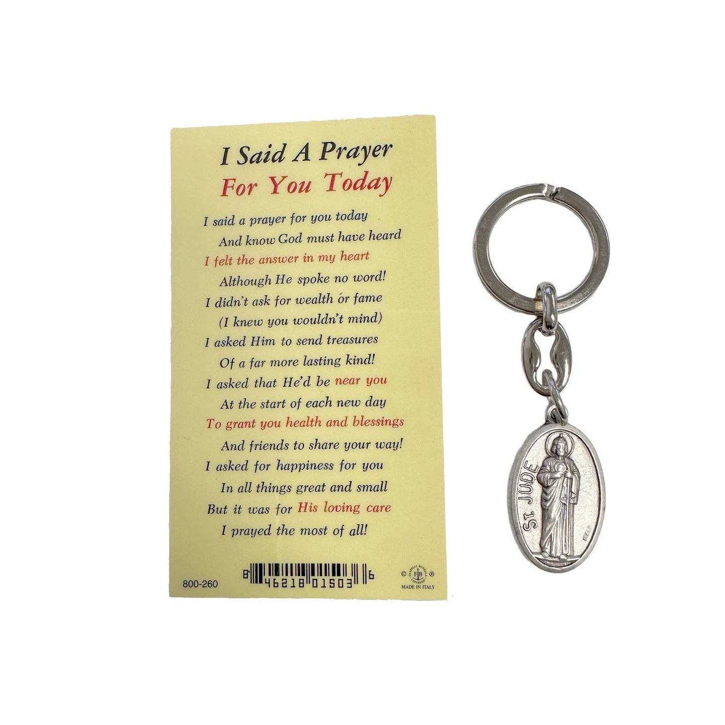 I Said A Prayer For You Keychain