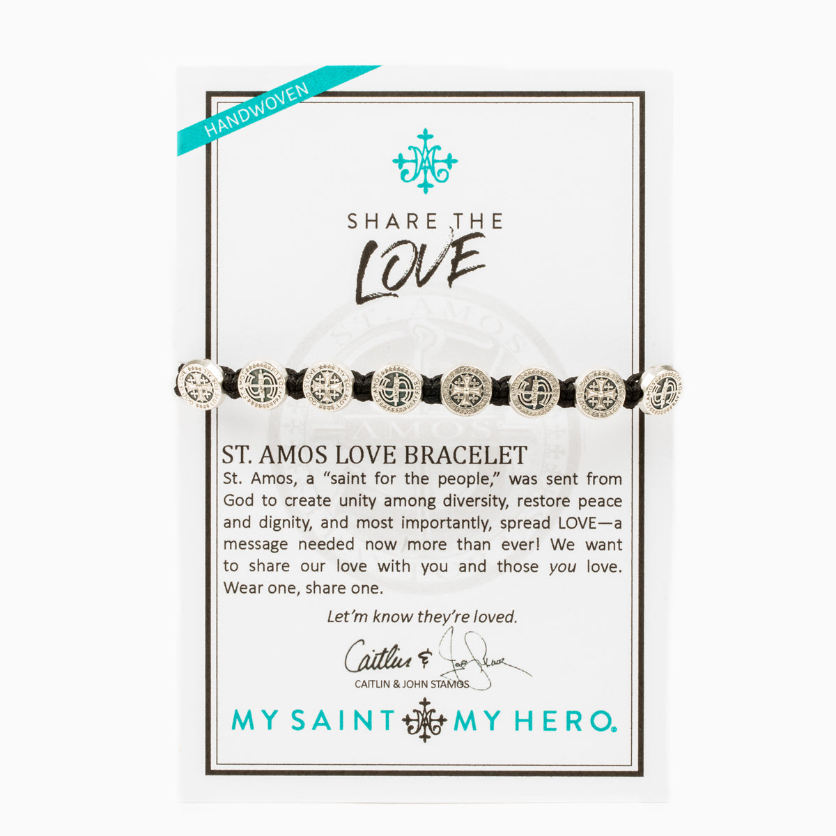 My Saint My Hero - Share the Love - St. Amos Love Bracelet