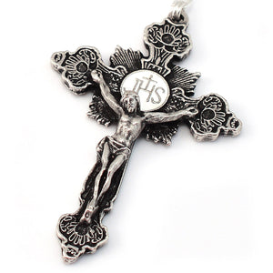 GHIRELLI - HOLY COMMUNION BOOK OF LIFE METAL ROSARY