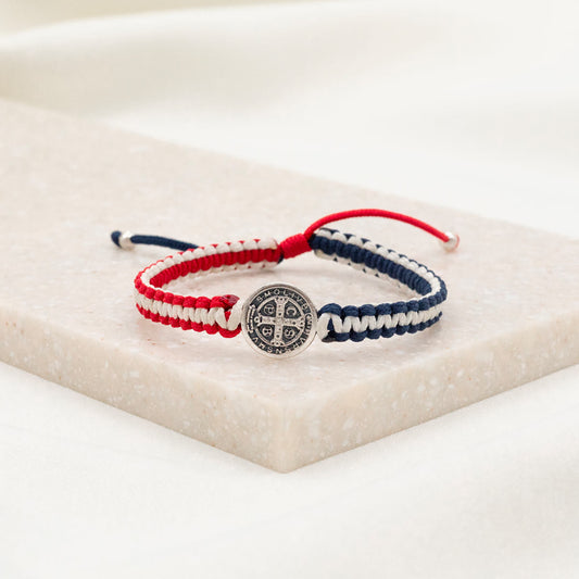 My Saint My Hero - Unity Woven Bracelet (Silver)