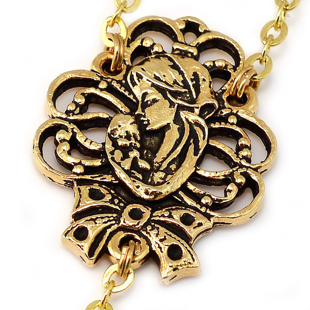 GHIRELLI - MARY'S MOTHERLY LOVE COLLECTION GOLD ROSARY