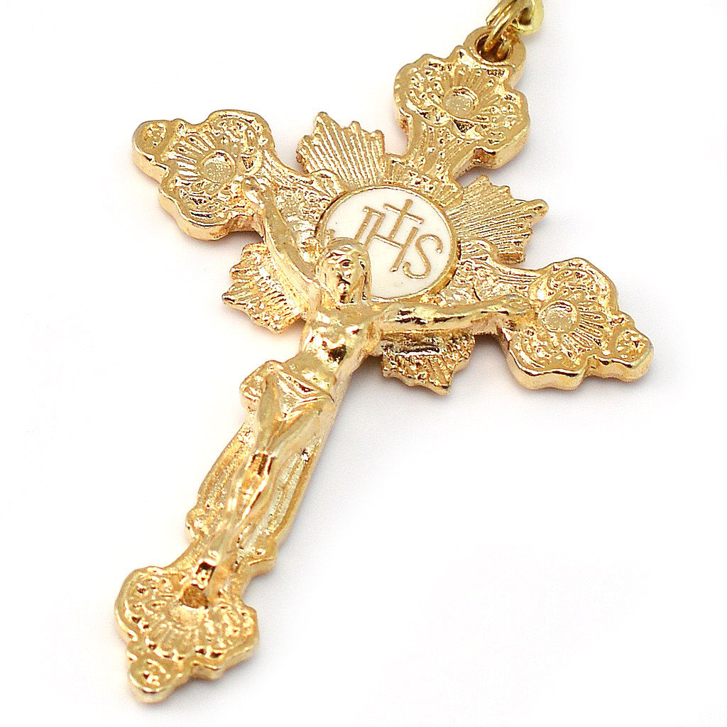 GHIRELLI - MIRACULOUS MEDAL GOLD ROSARY