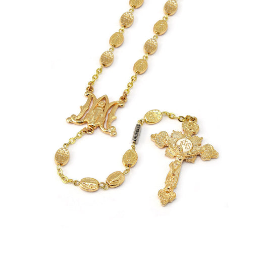 GHIRELLI - MIRACULOUS MEDAL GOLD ROSARY