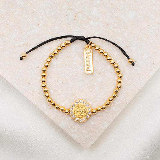 My Saint My Hero - Mantra of Beauty & Brilliance Bracelet (Gold)