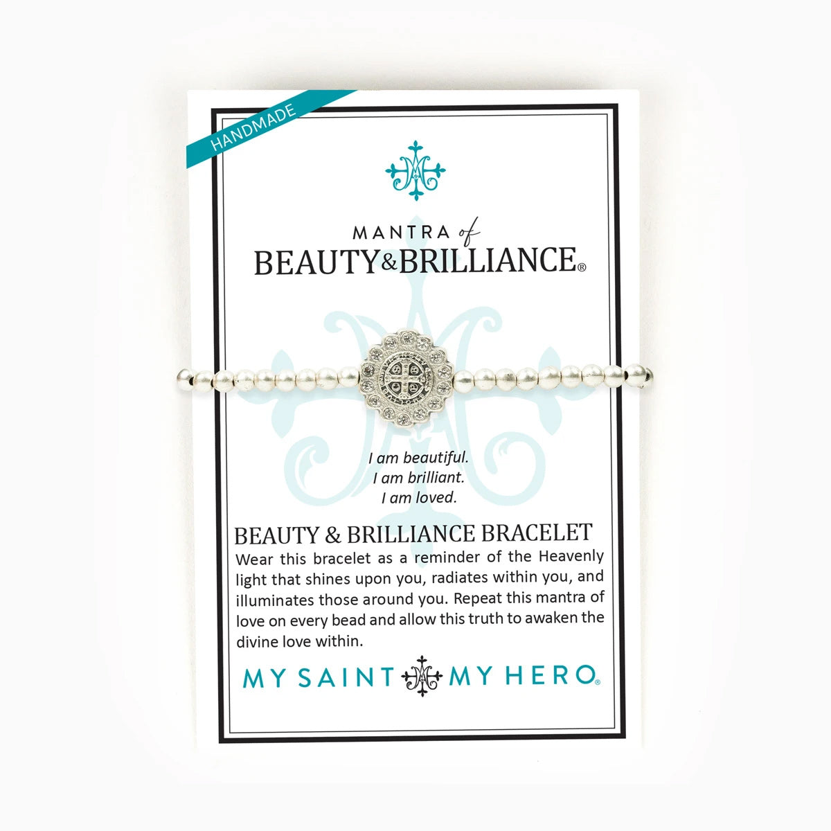 My Saint My Hero - Mantra of Beauty & Brilliance Bracelet (Gold)