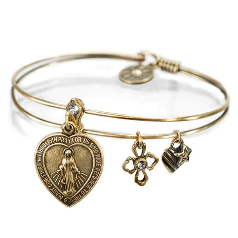 Faith (Lord's Prayer) Bangle - Bronze