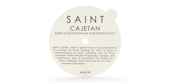 SAINT - Saint Cajetan Saint of Good Fortune and Employment