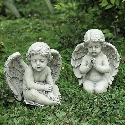 9.5"H CHERUB GARDEN (TWO STYLES TO CHOOSE FROM)