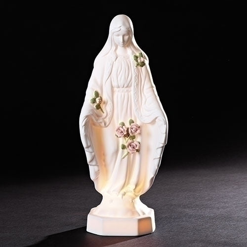 12"H OUR LADY OF GRACE NIGHT LIGHT W/CORD