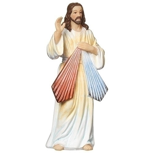 4"H DIVINE MERCY FIGURE PATRONS & PROTECTORS