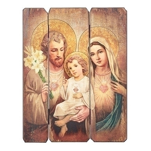 15"H HOLY FAMILY DECORATIVE PANEL