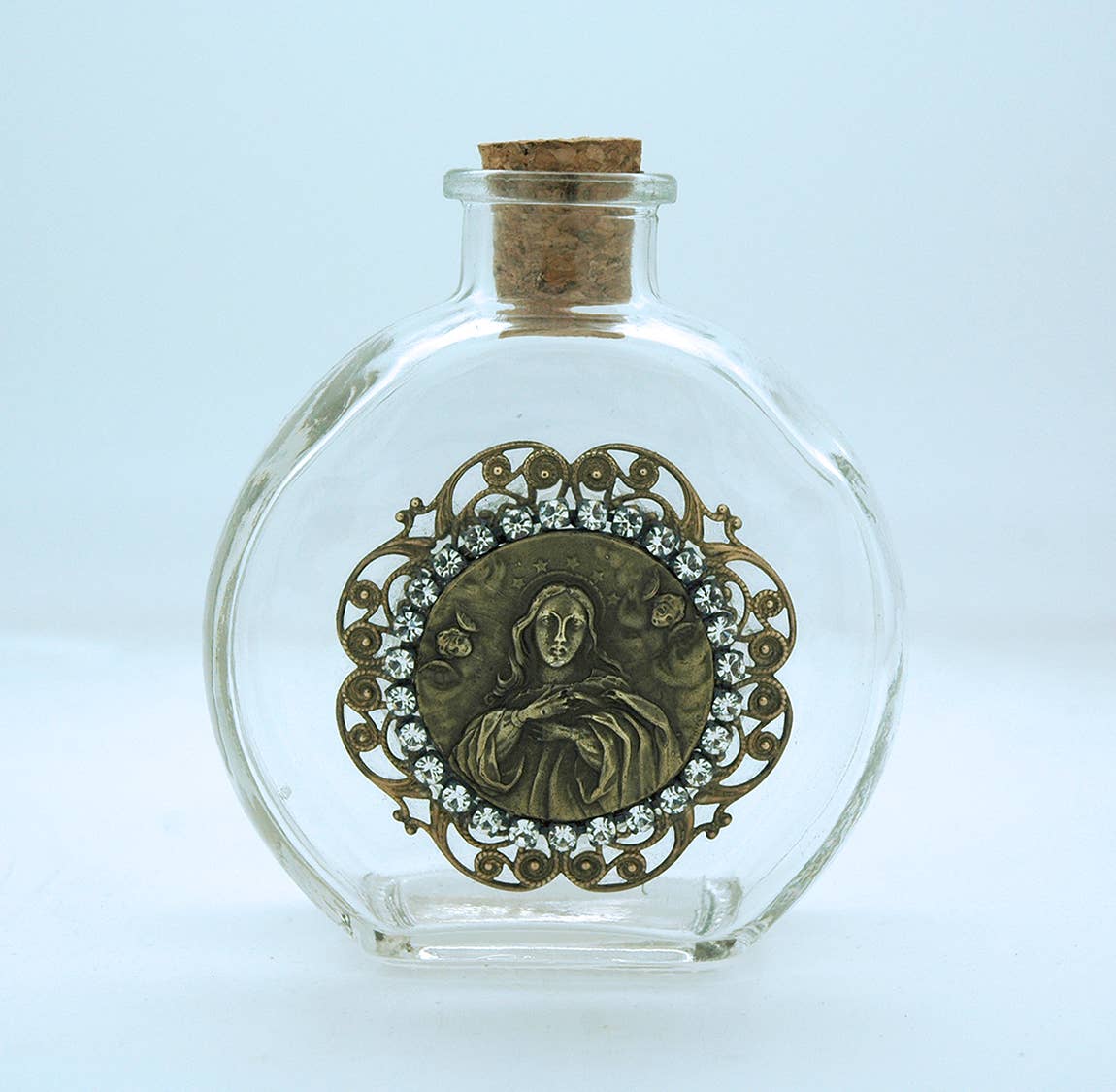 Vintage Holy Water Immaculate Conception Bottle - VHWB28