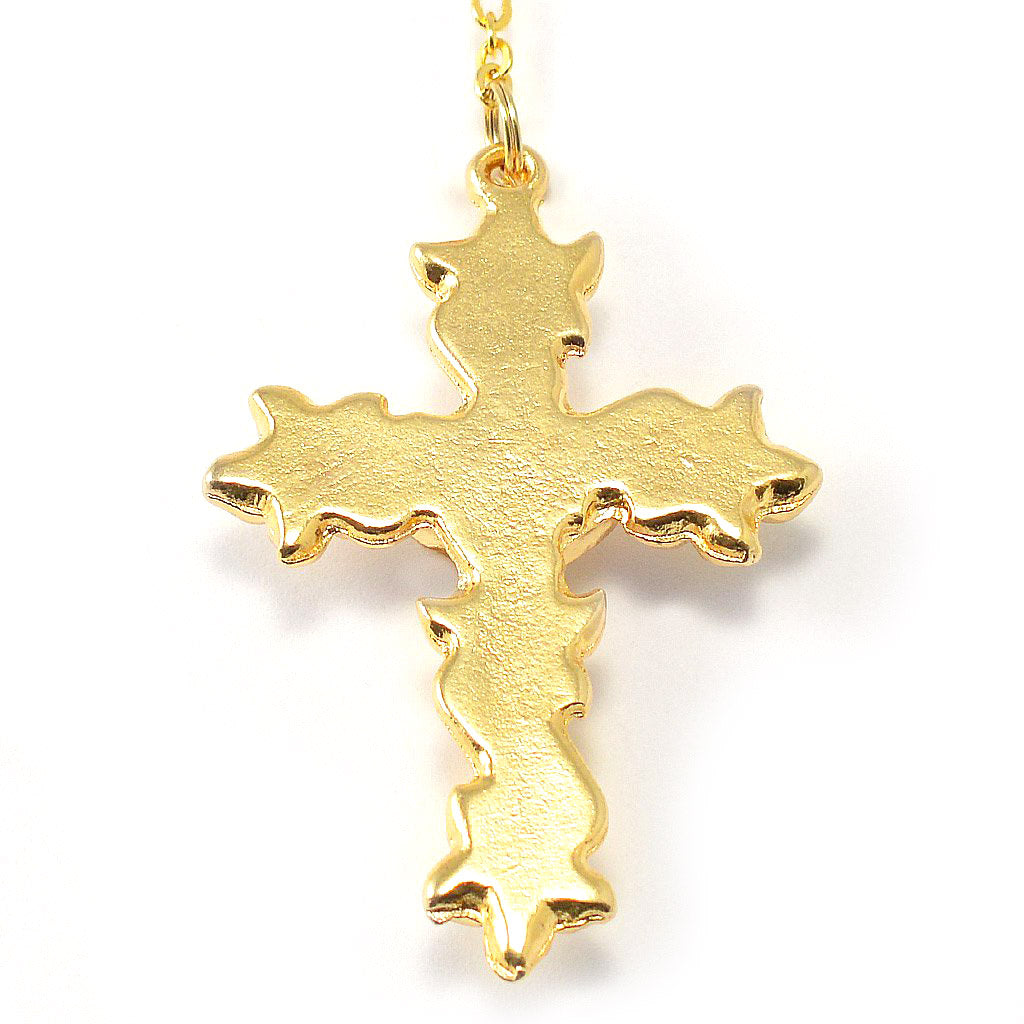 GHIRELLI - HOLY EASTER GLASS & GOLD ROSARY