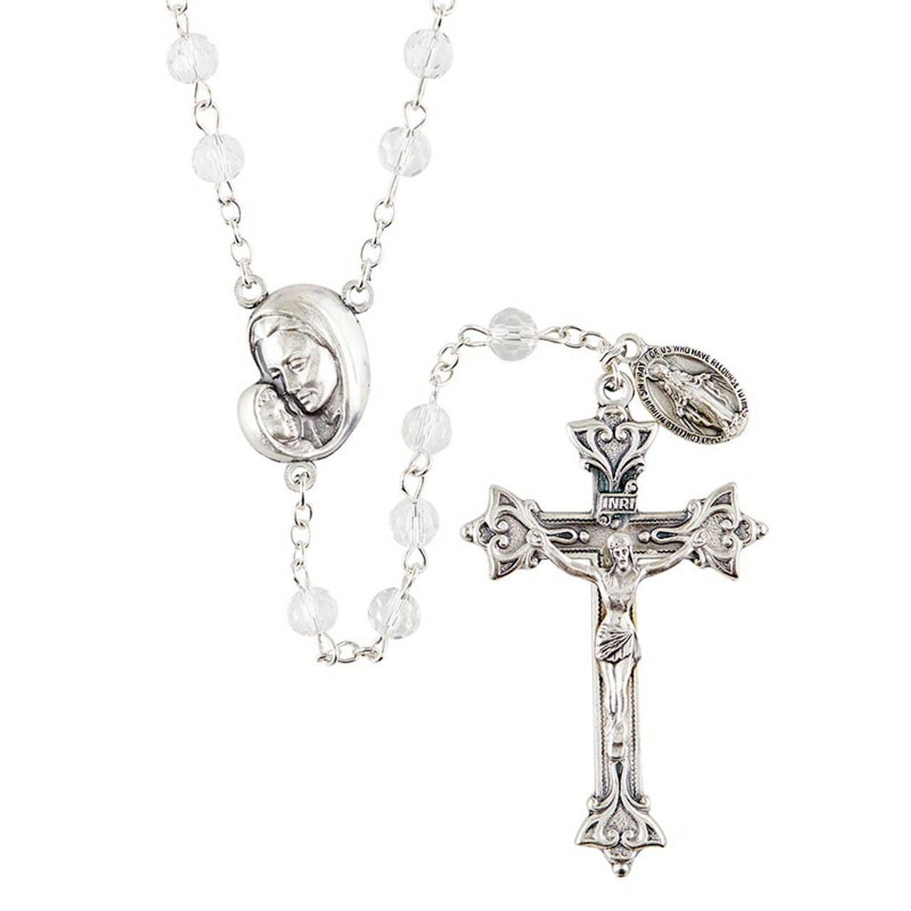 Mother's Embrace Crystal Rosary