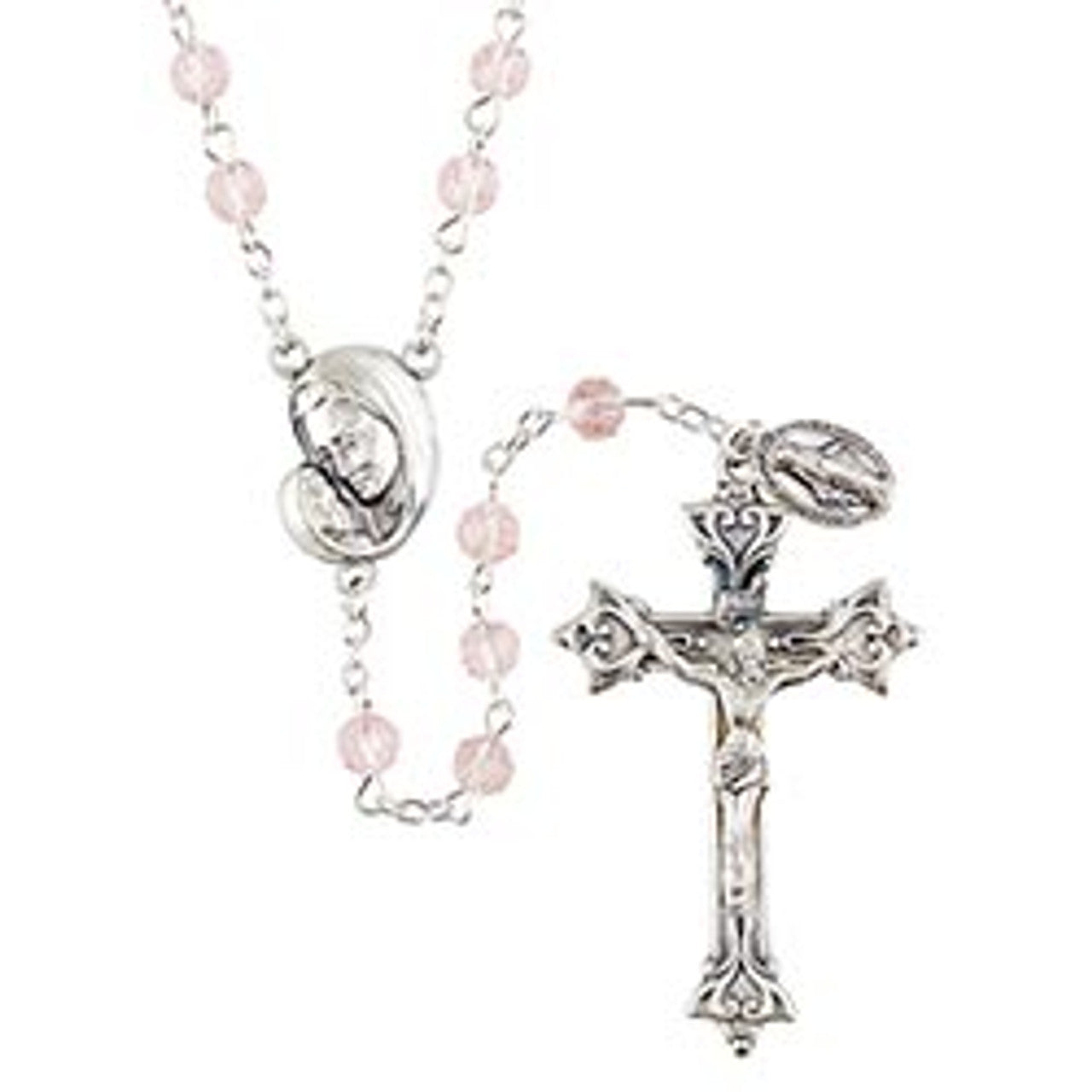 Mother's Embrace Rosary - Rose