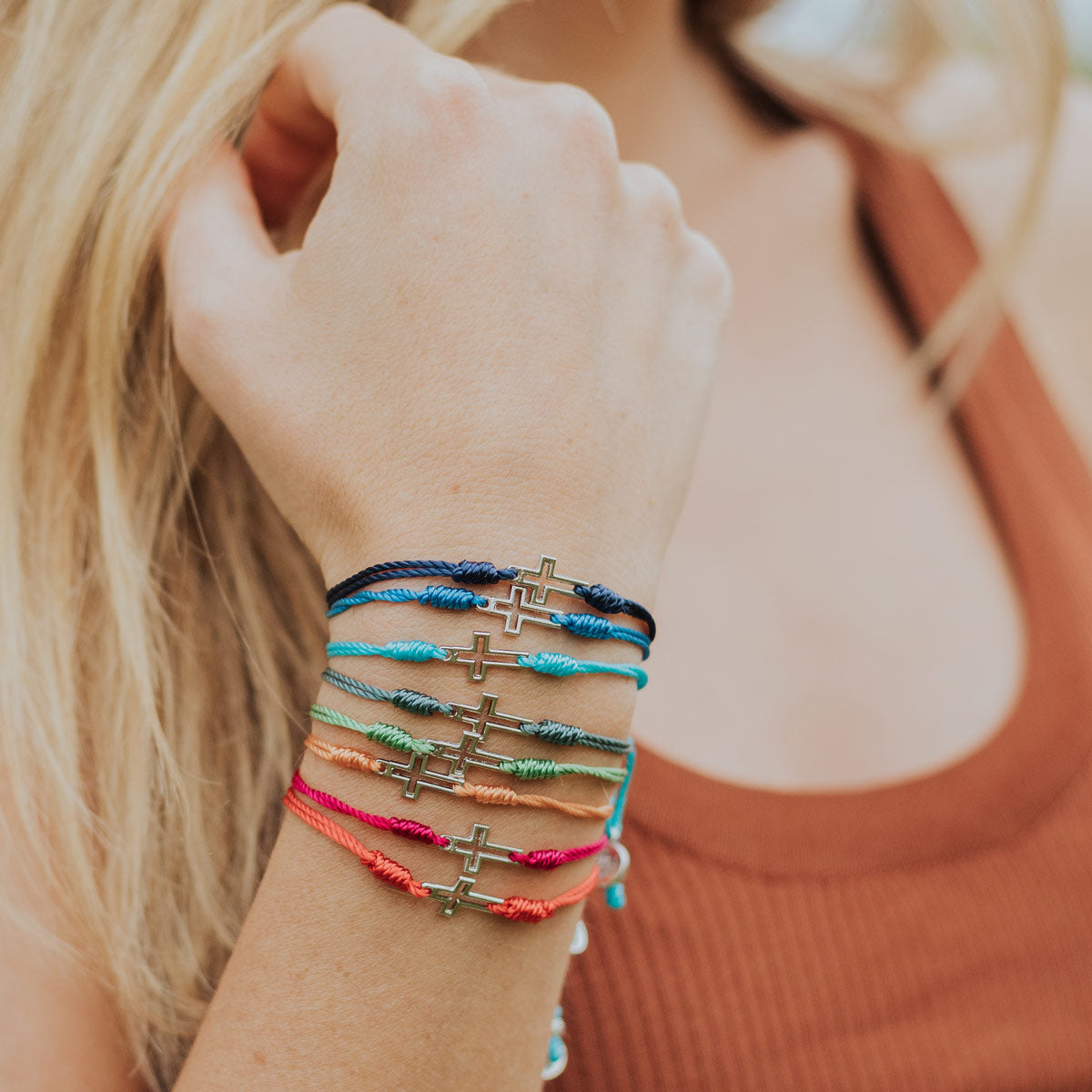 My Saint My Hero - Filled by Faith Bracelet (Gold and Gold)