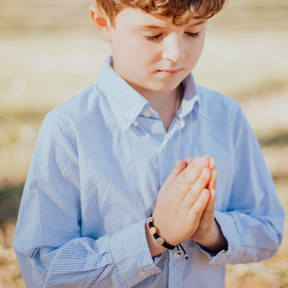 My Saint My Hero - First Holy Communion Child of God Bracelet (White)