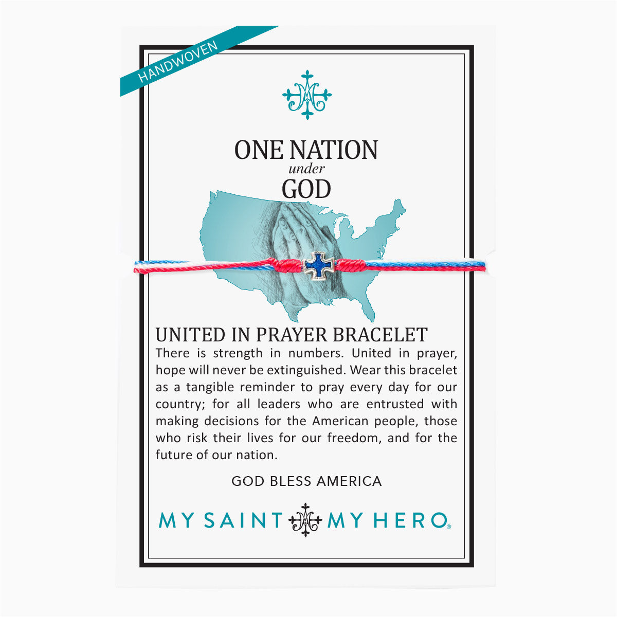 My Saint My Hero - One Nation Under God United in Prayer Bracelet