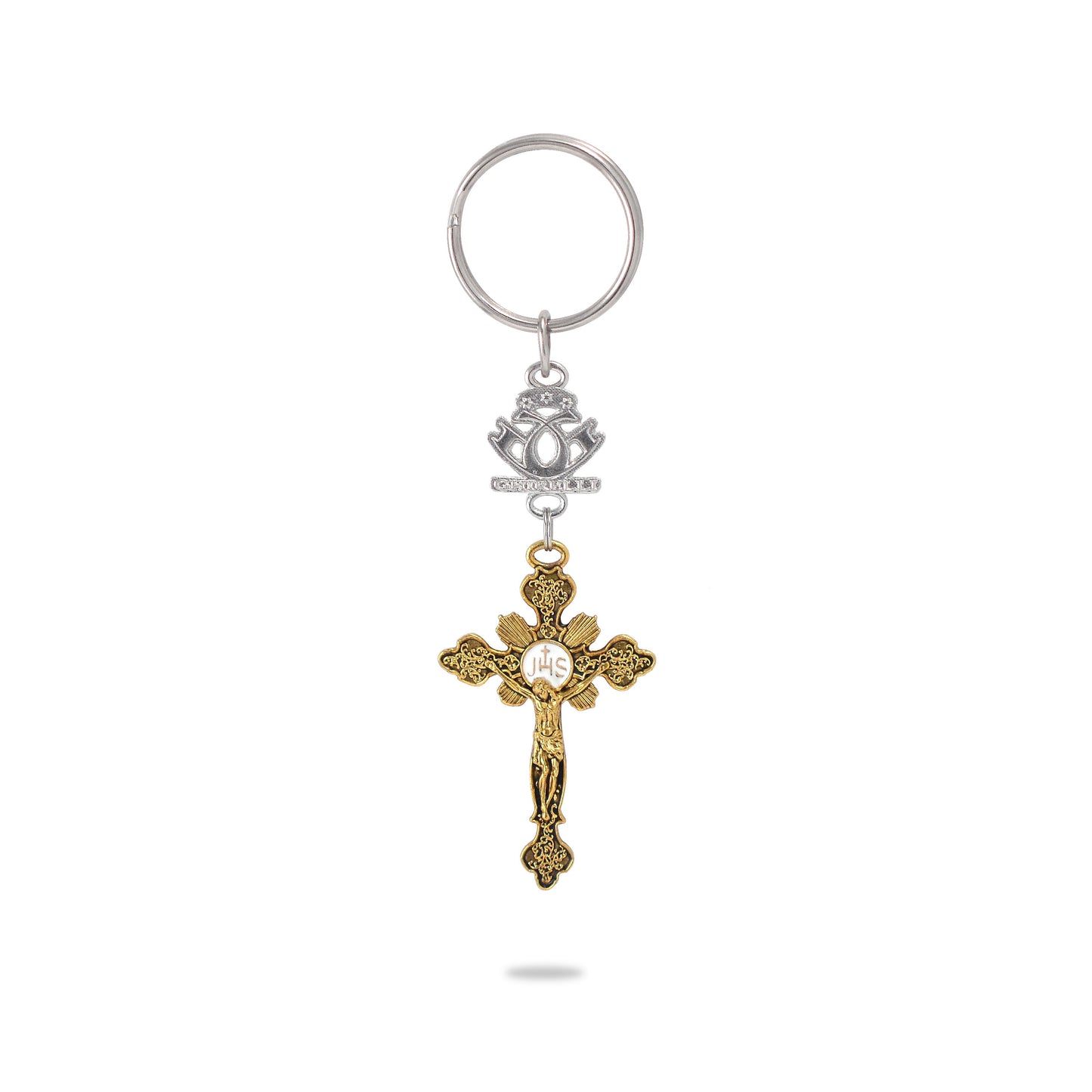 Ghirelli - KEY CHAIN - EUCHARISTIC OSTENSORY CRUCIFIX